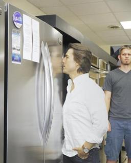 Nothing To See Here...Just Tom Cruise Sniffing A Refrigerator